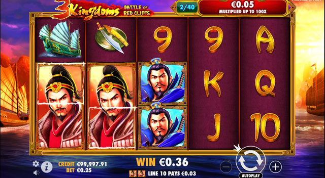 Three Kingdom Wei slot gameplay